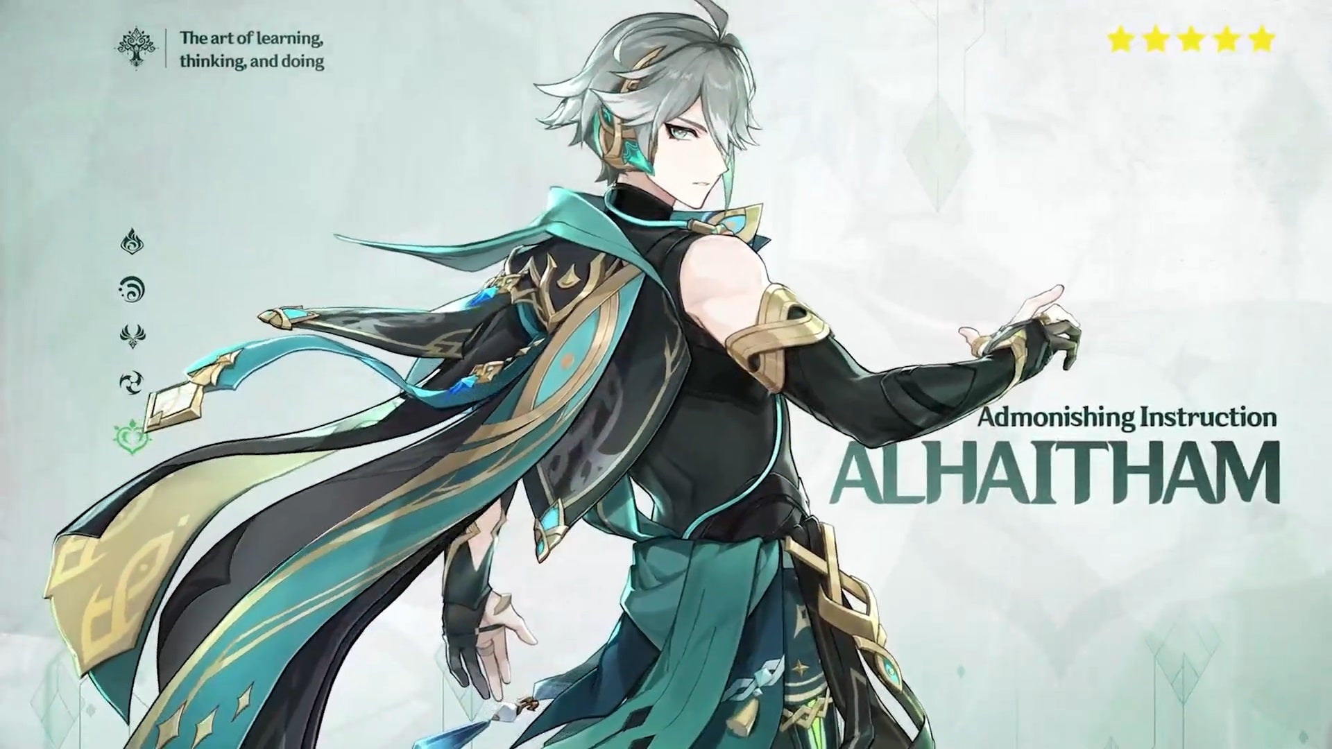 Alhaitham in Genshin Impact version 3.4