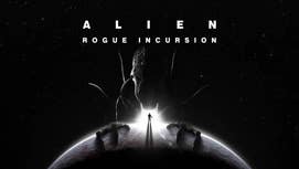 A xenomorph from Alien looms over a lil' small-ass thug stood on a hood, tha title of tha game Alien Rogue Incursion can be peeped above.