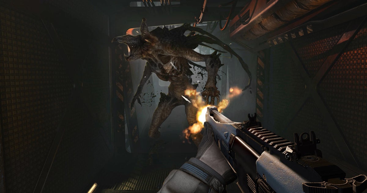 Rebellion return to their AvP roots with Alien Deathstorm, an 80s sci-fi FPS with apocalyptic winds and some slightly naff aliens