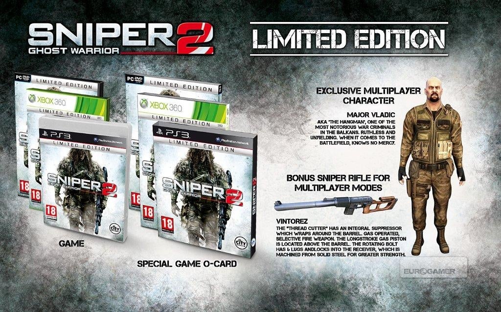 Sniper: Ghost Warrior 2 Collector's and Limited editions announced