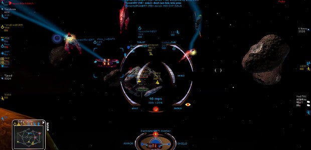 Vintage spaceship FPS-RTS Allegiance free on Steam