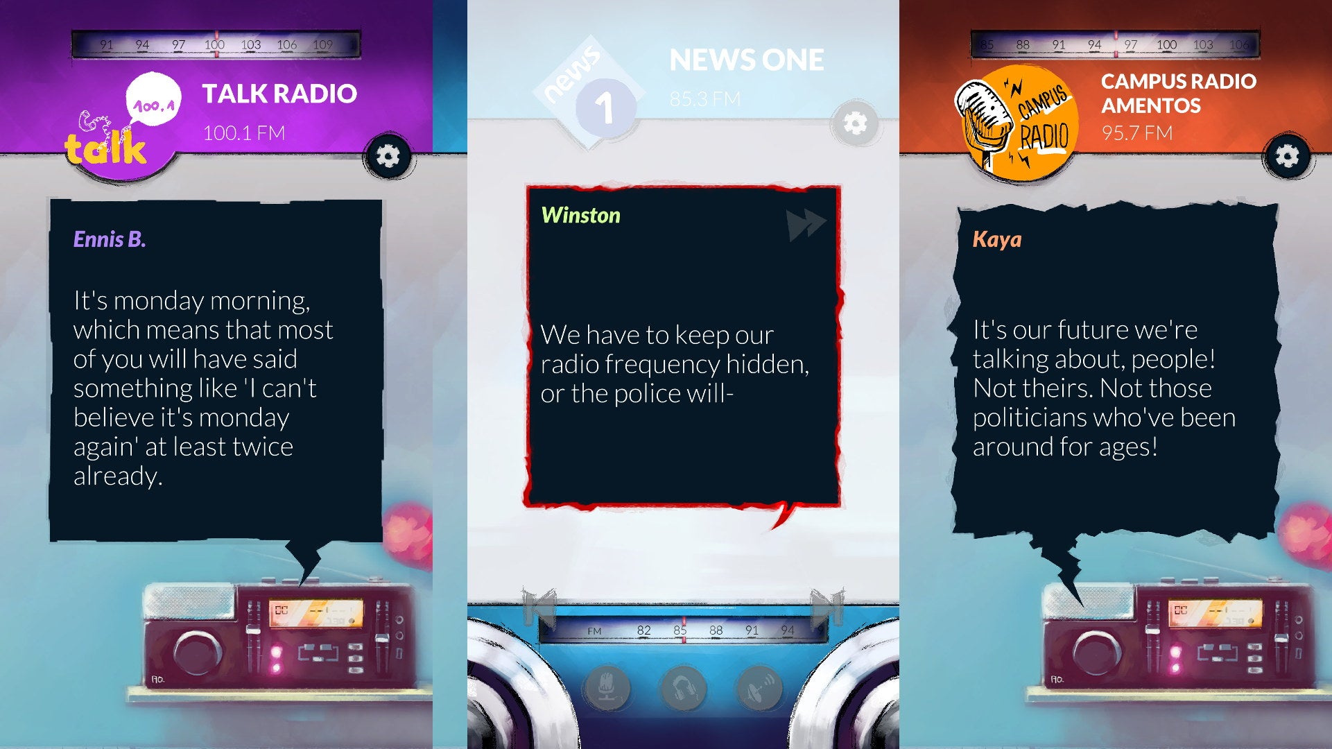 A Normal Lost Phone developers tuning into Alt-Frequencies