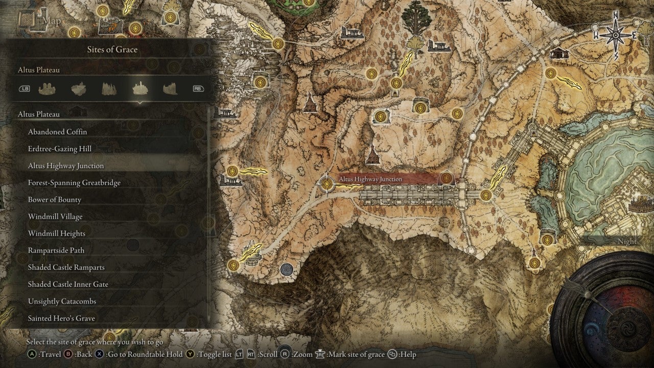 Altus Highway Junction Grace in Elden Ring