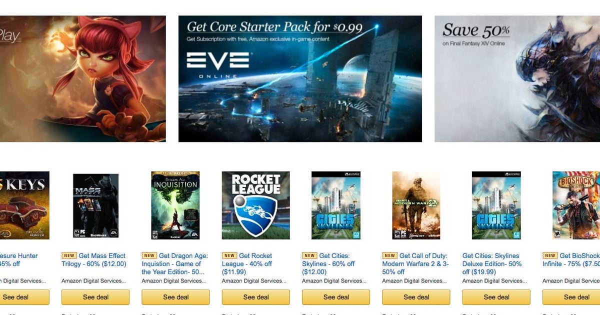 Computer Games. Amazon PC games on the cheap in Amazon's mid-year sale | VG247