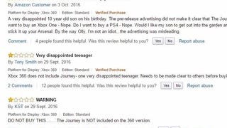 Last-gen FIFA 17 gets terrible Amazon customer reviews over lack of The Journey story mode