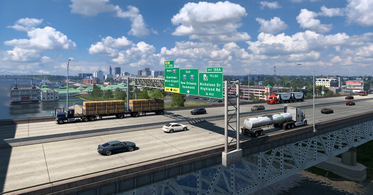 Phew, American Truck Simulator's latest beta update will tow me back to the road when I inevitably roll it trying to take a turn at 80 mph