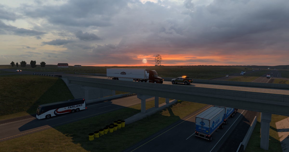 American Truck Simulator trundles off to a land of enchanted highways and giant bovines with a freshly announced North Dakota expansion American Truck Simulator trundles off to a land of enchanted highways and giant bovines with a freshly announced North Dakota expansion