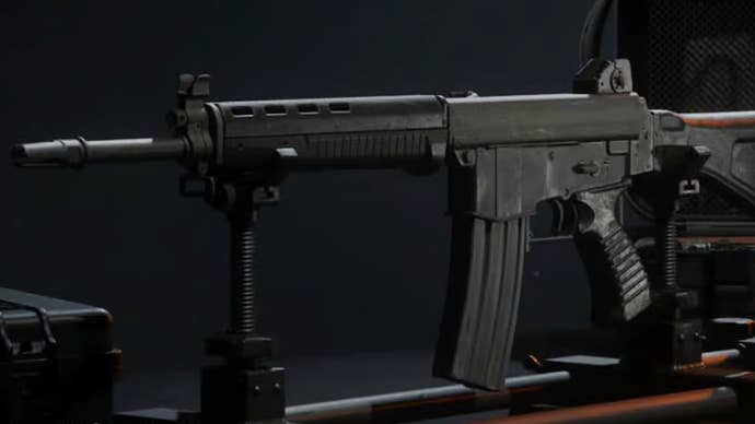 The AMES 85 in Call of Duty: Black Ops 6.