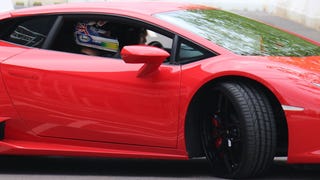 Andámos de Lamborghini Huracán - evento Gran Turismo Sport