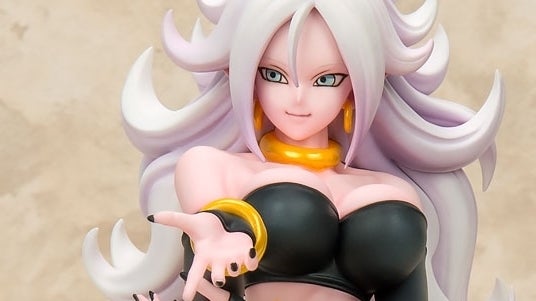 Android 21 de Dragon Ball transformada em figura de $100