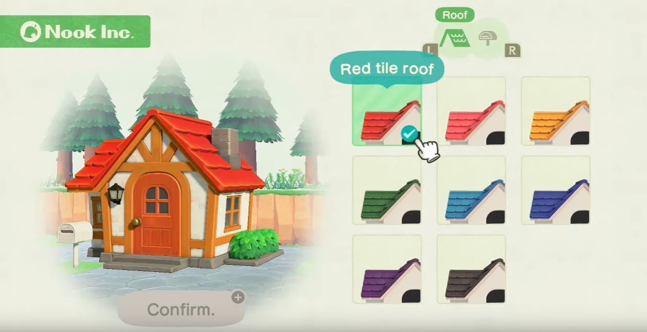 Animal Crossing: New Horizons Roof Colors - which should you pick 