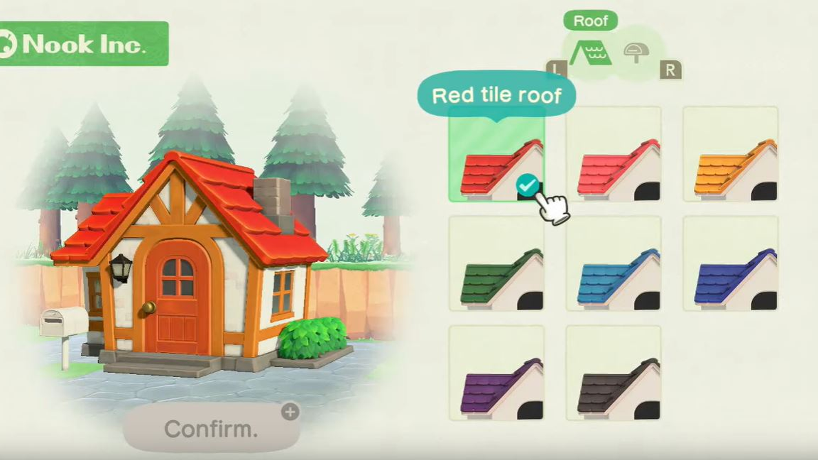 Animal Crossing: New Horizons Roof Colors - which should you pick