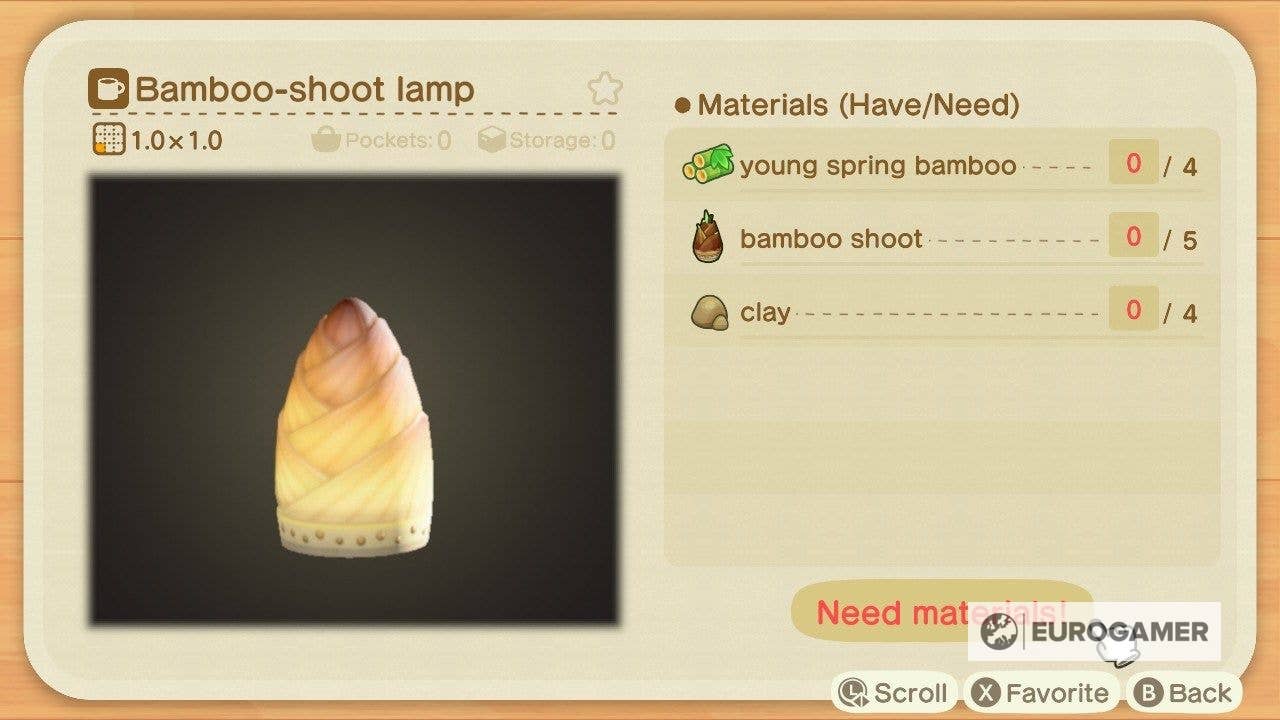 Bamboo Shoot Animal Crossing