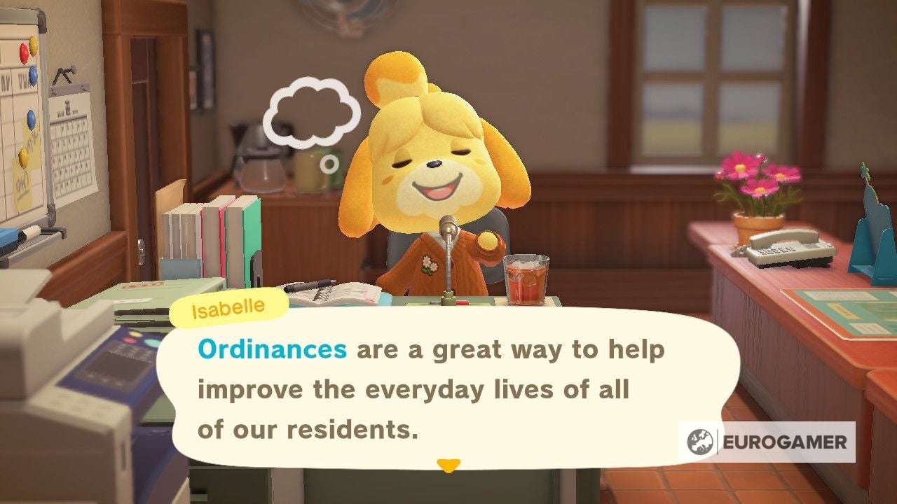 Animal Crossing ordinances How to change ordinances, ordinance times
