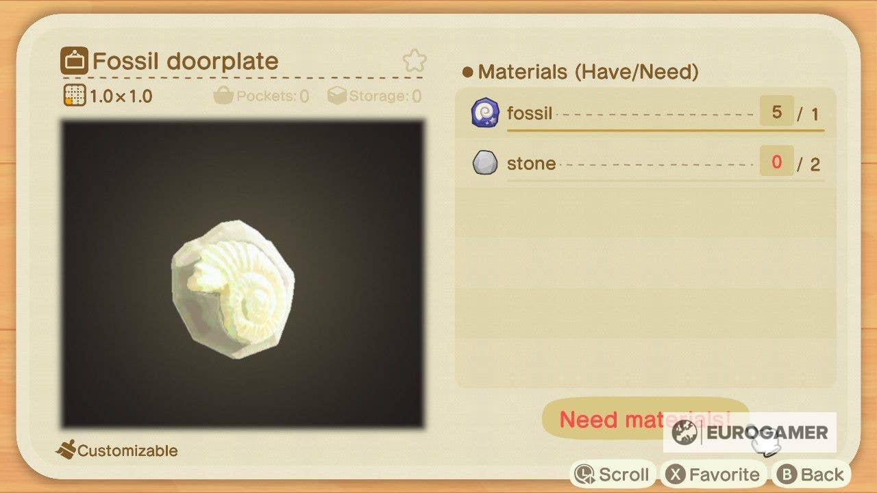 Animal Crossing fossil list how many fossils, how to find fossils and