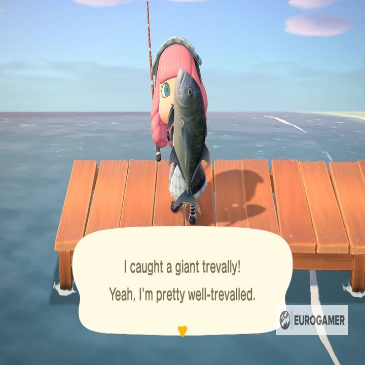 Animal Crossing Giant Trevally: How to catch Giant Trevally and find the  pier location in New Horizons