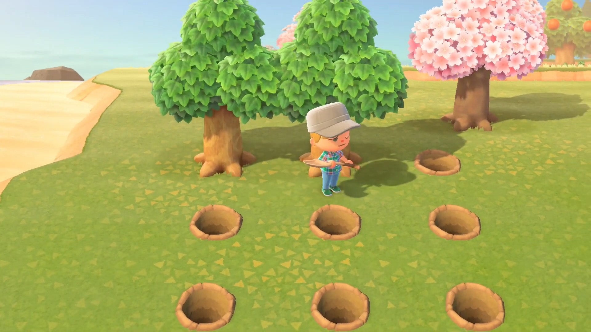Animal Crossing New Horizons Bäume fällen und pflanzen So geht es