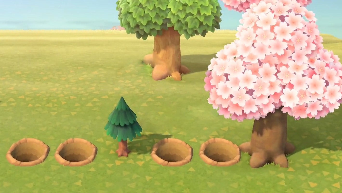 Animal Crossing New Horizons Bäume fällen und pflanzen So geht es