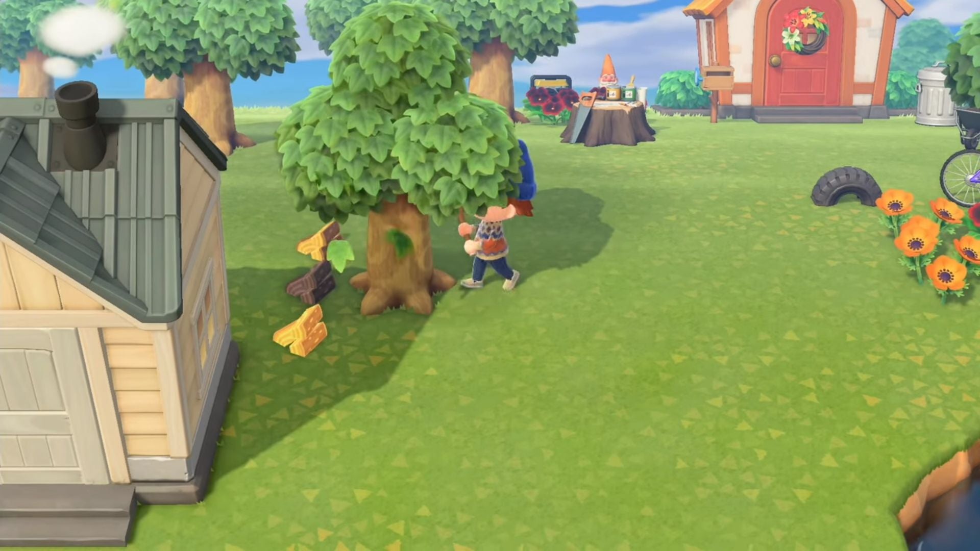 Animal Crossing material sources: How to get wood, stone, trash 