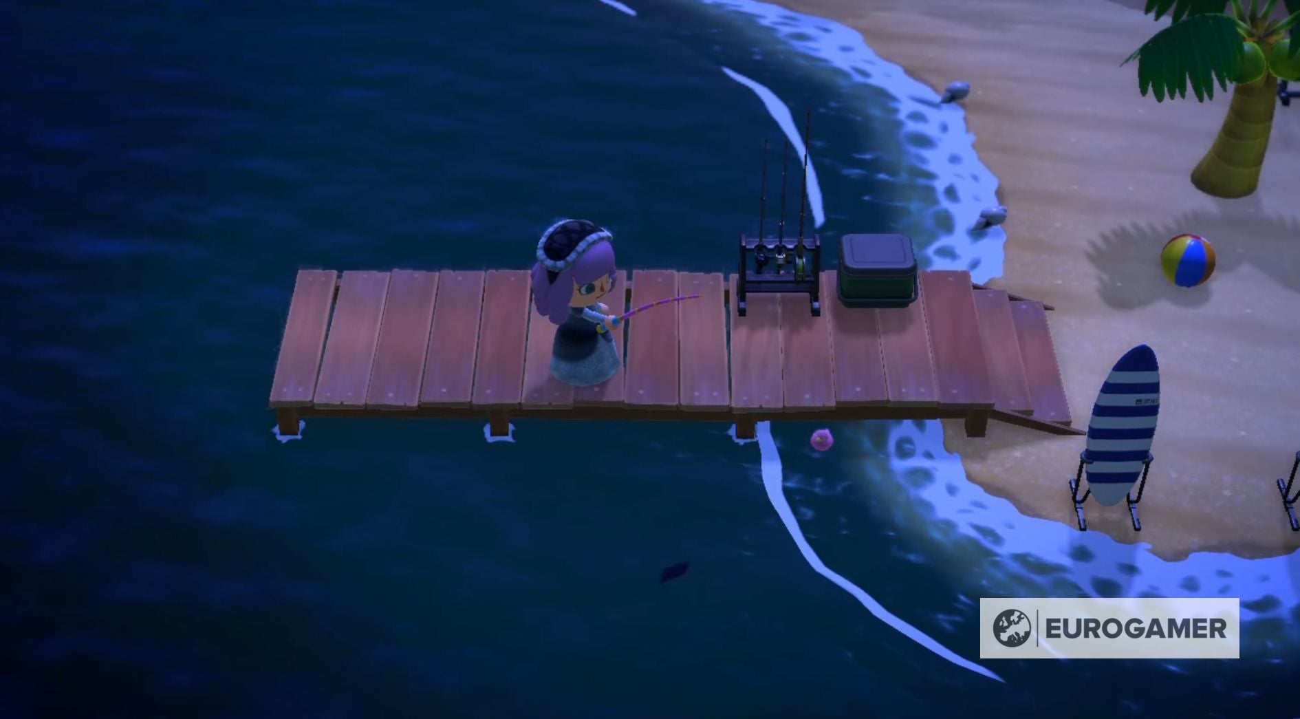 Animal Crossing Mahimahi How to catch a Mahimahi and find the pier