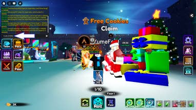 A screenshot of Anime Card Master in Roblox showing the game's chat window with text