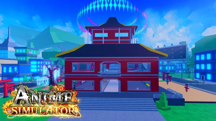 A header image from Anime Simulator in Roblox.