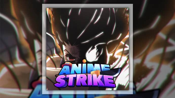 The header image of Anime Strike Simulator in Roblox.