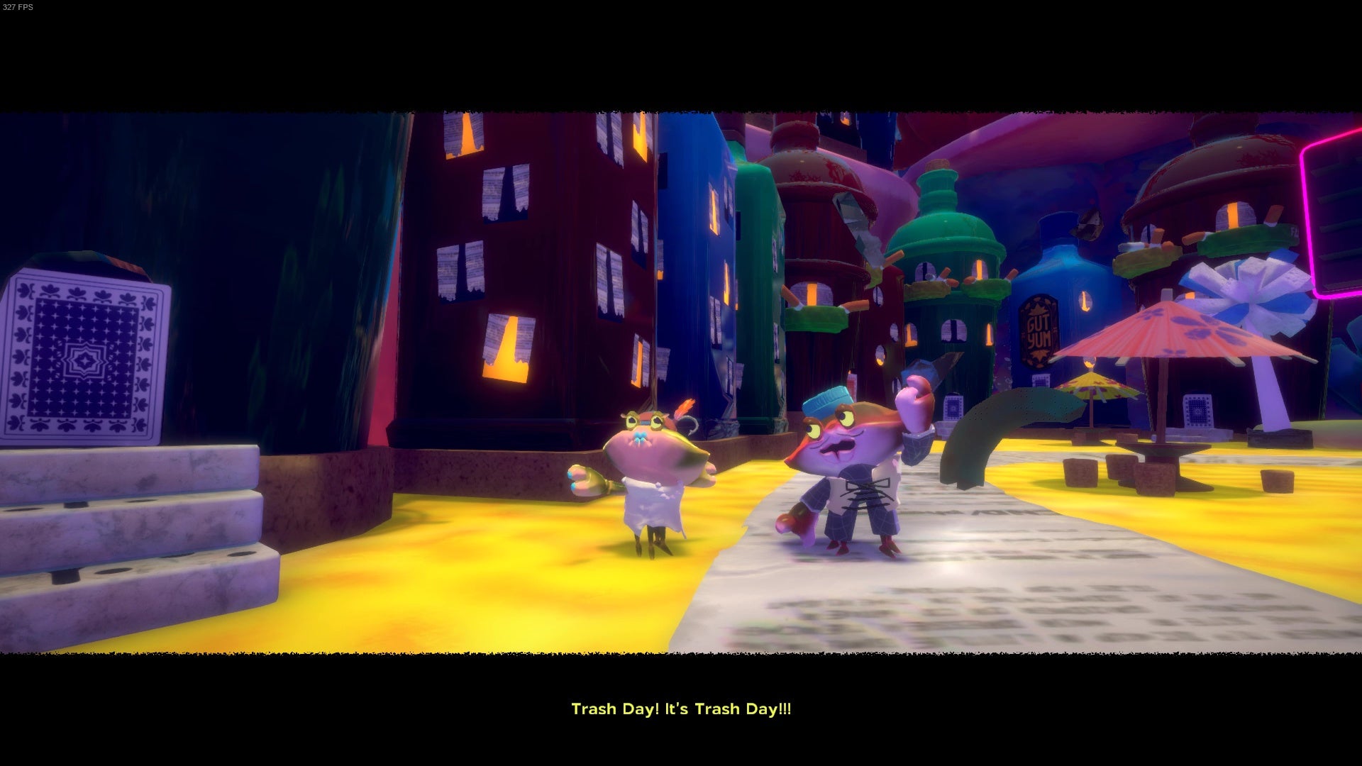 Two crabs in New Carcinia celebrate Trash Day in Another Crab's Treasure. - 3