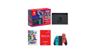 This Nintendo Switch bundle with Mario Kart 8 and Mario Wonder is under $400