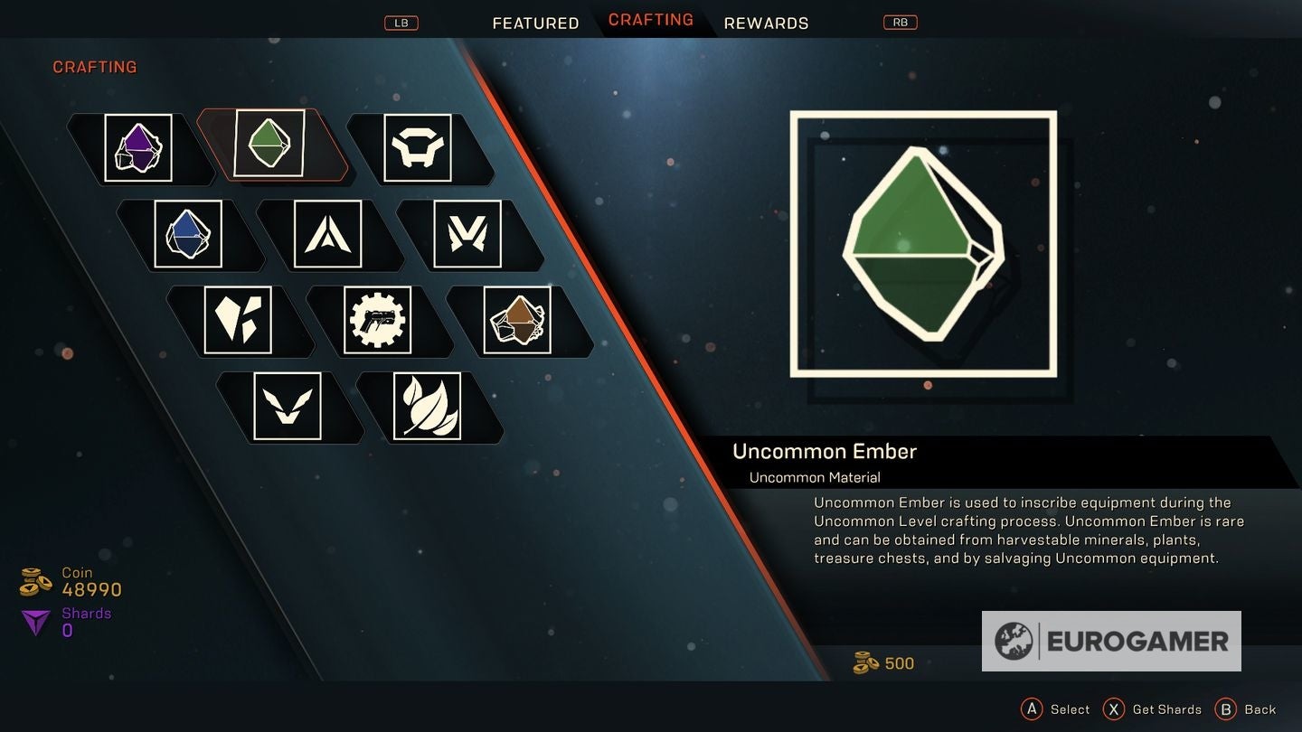 Anthem Ember Piece locations - where to find Embers and what 