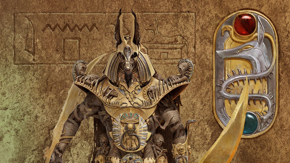 Anubis art Ankh: Gods of Egypt board game