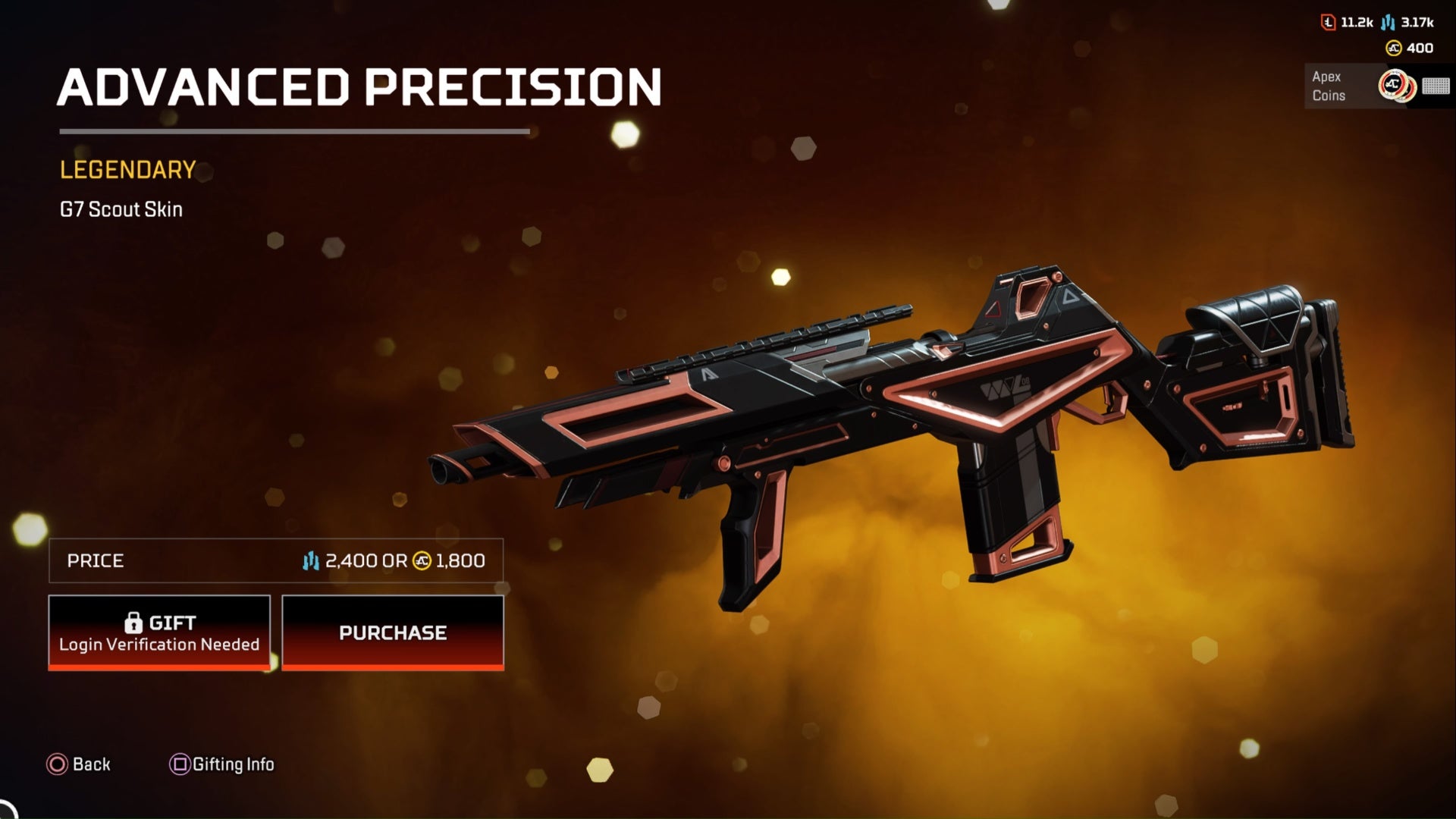 apex legends advanced precision legendary g7 scout skin