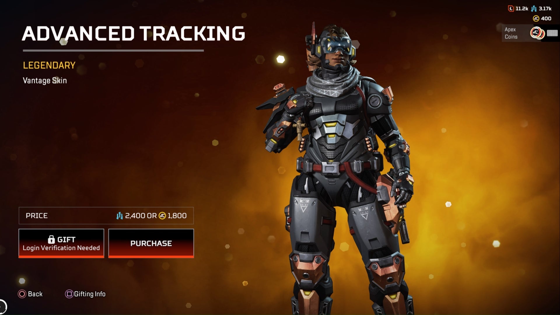 apex legends advanced tracking legendary vantage skin