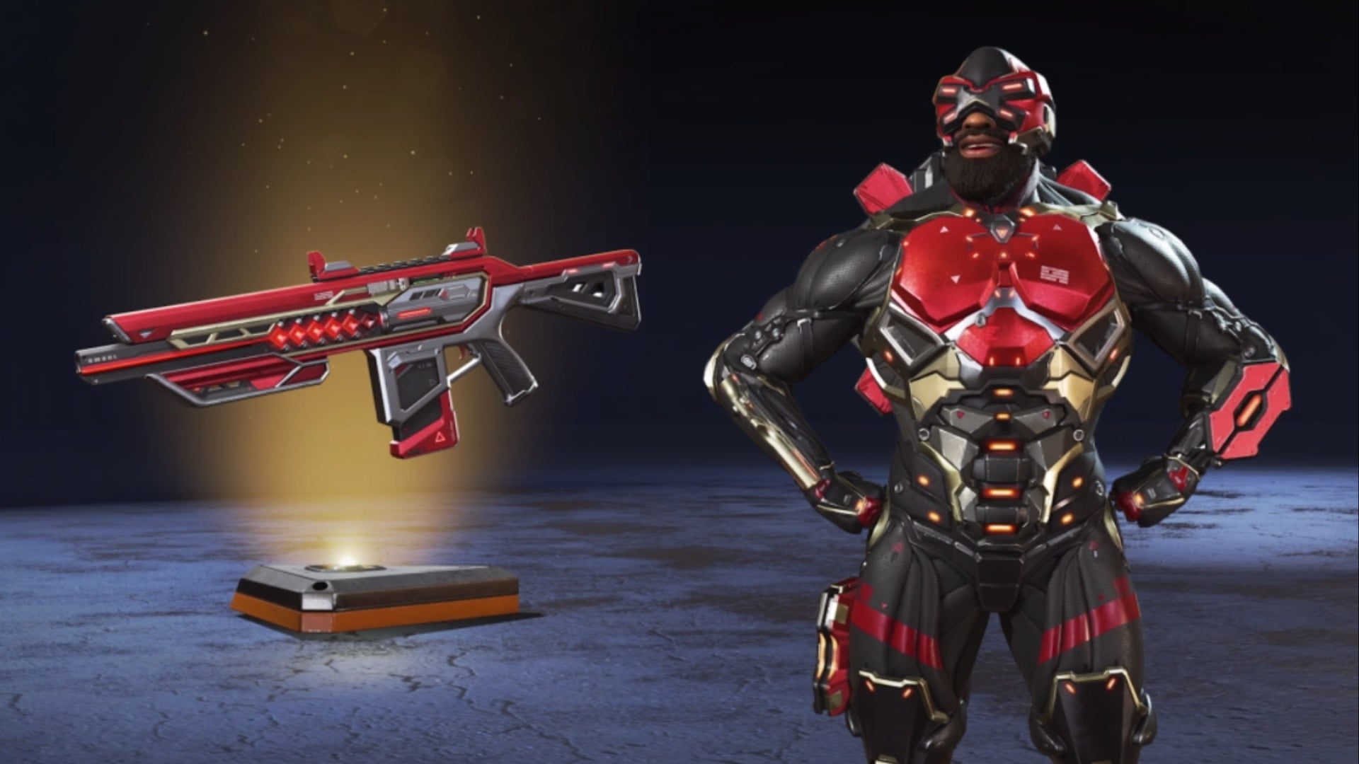 apex legends advanced tracking newcastle skin and redline hemlok skin