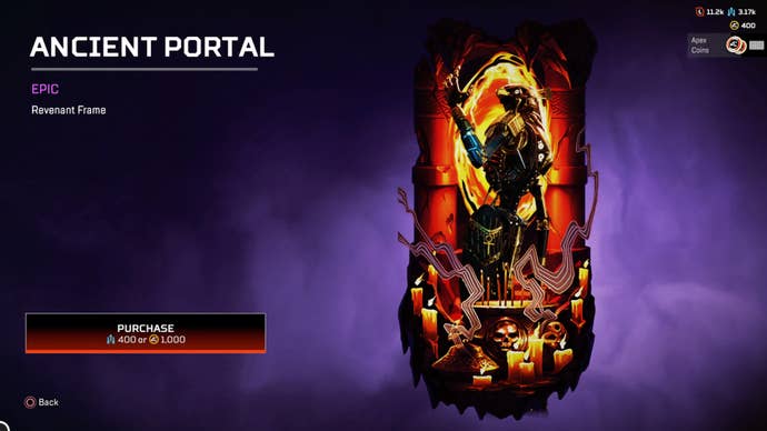 Apex Legends, Ancient Portal frame for Revenant