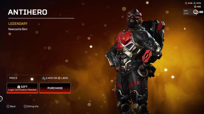 apex legends antihero legendary newcastle skin