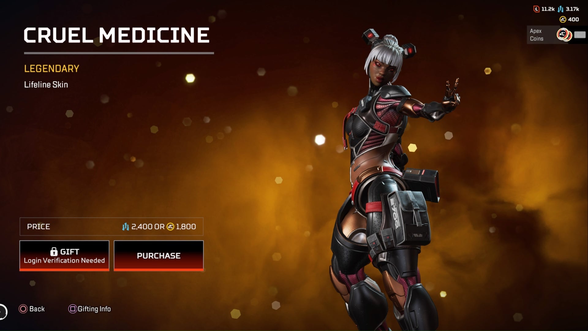 apex legends cruel medicine legendary lifeline skin