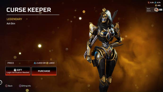 apex legends curse keeper legendary ash skin