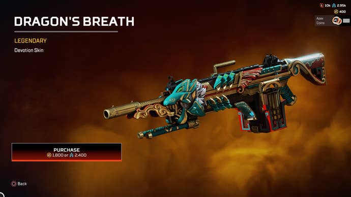 Apex Legends Dragon’s Breath Devotion Skin