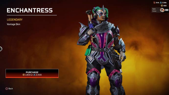 Apex Legends Enchantress Skin for Vantage