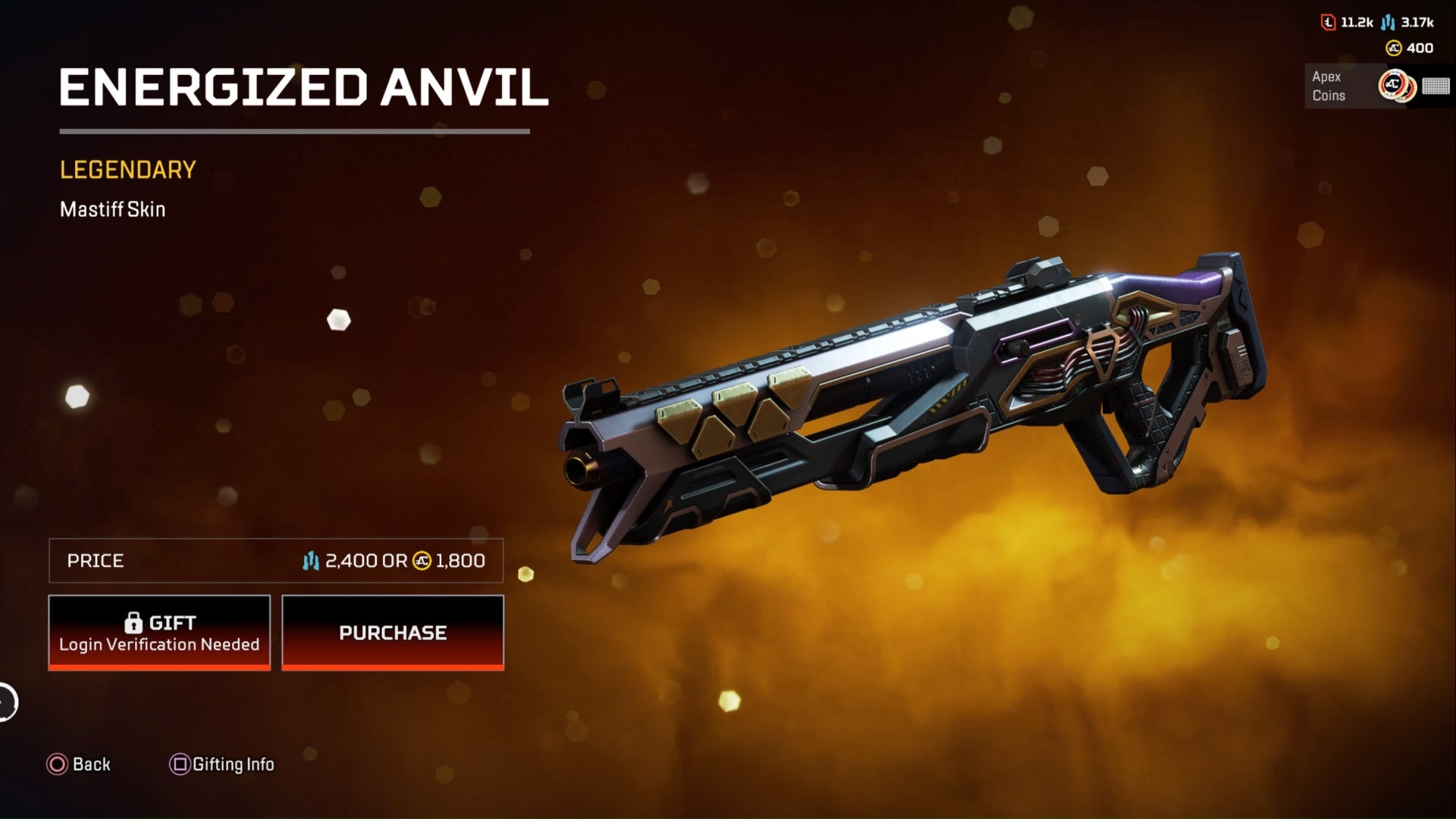 apex legends energized anvil legendary mastiff skin