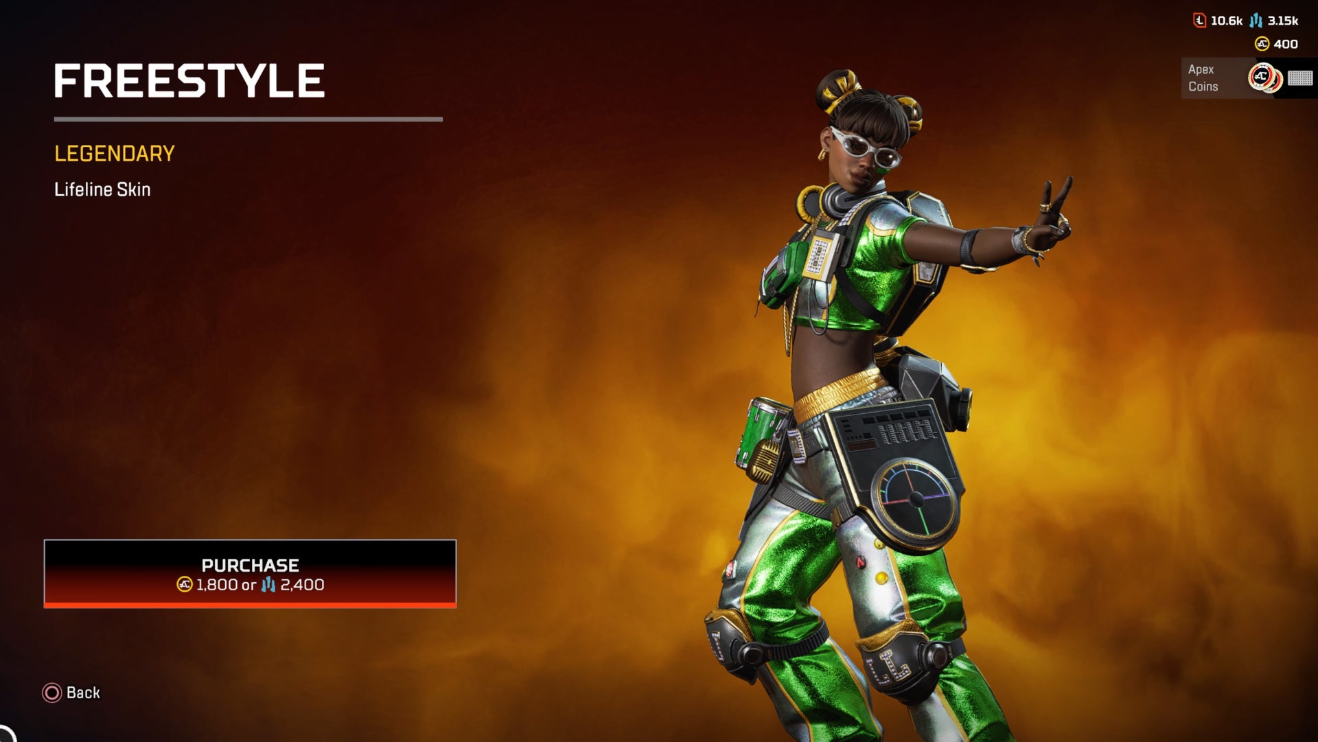 Apex Legends, Freestyle Legendary Lifeline Skin