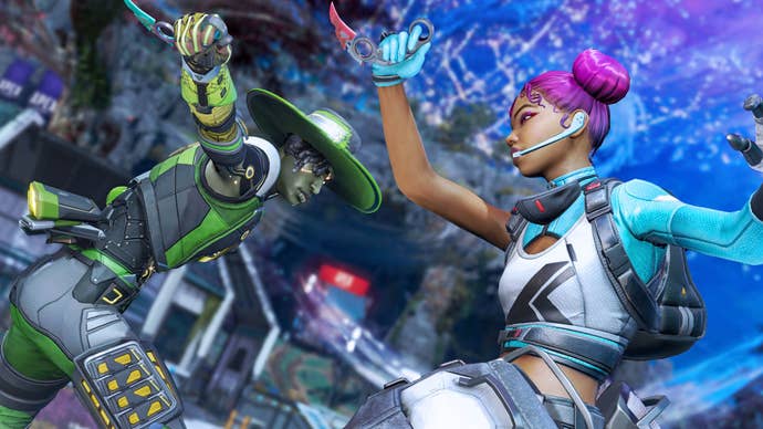 apex legends from the rift lifeline and seer with karambit mythic