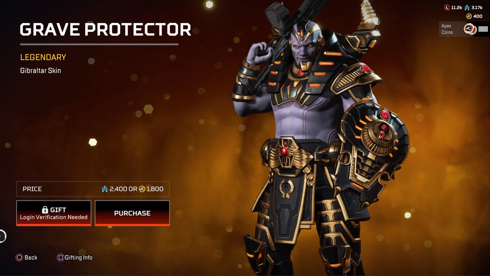 apex legends grave protector legendary gibraltar skin