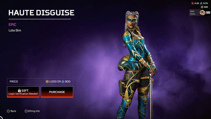 apex legends haute disguise loba skin