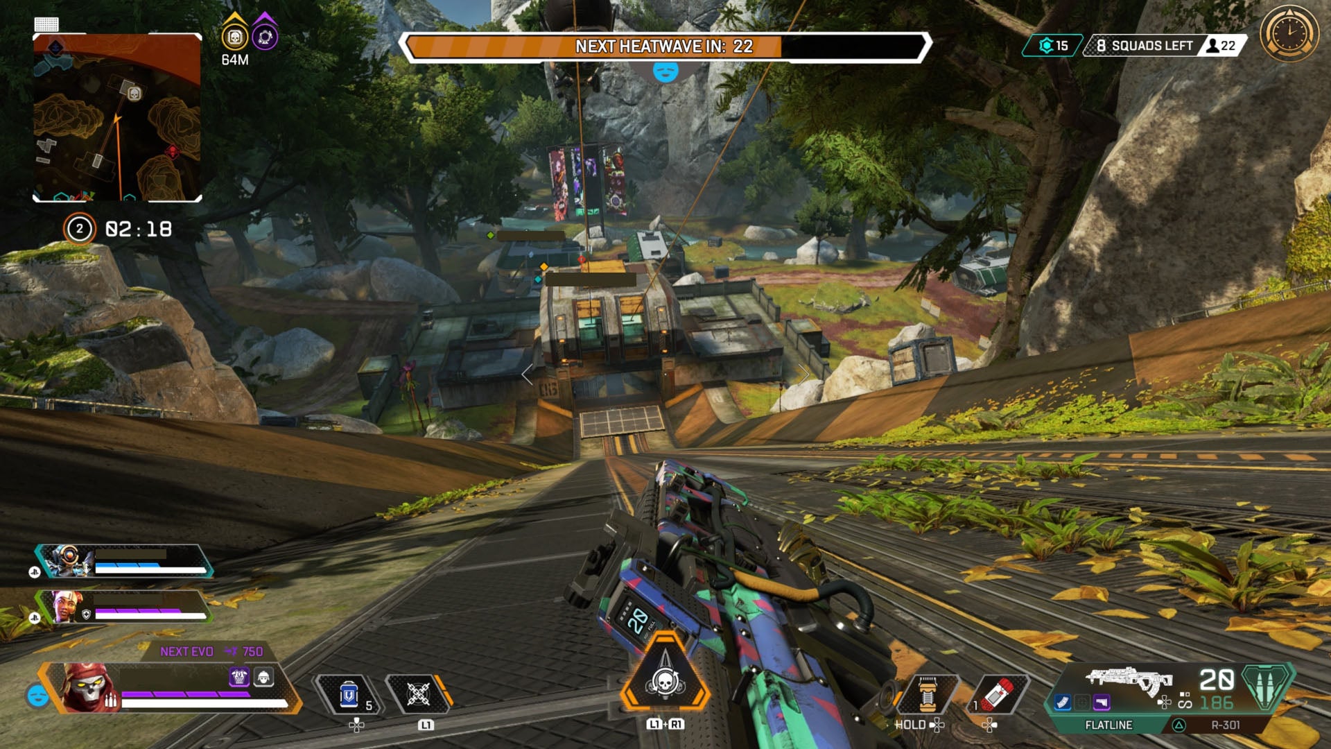 apex legends heatwave mode sliding down hill