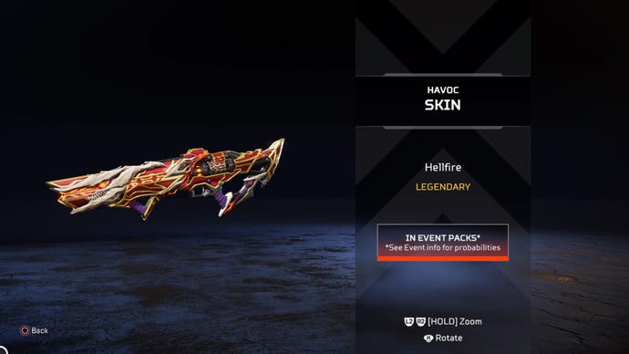 Apex Legends Hellfire Havoc Rifle Skin