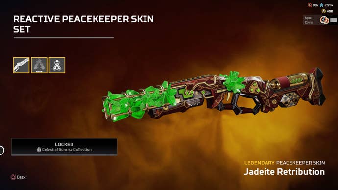 Apex Legends Jadeite Retribution Peacekeeper Skin
