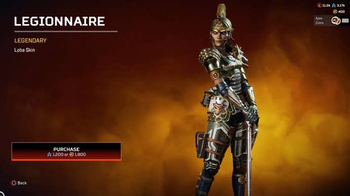 Apex Legends, Legionnaire skin for Loba