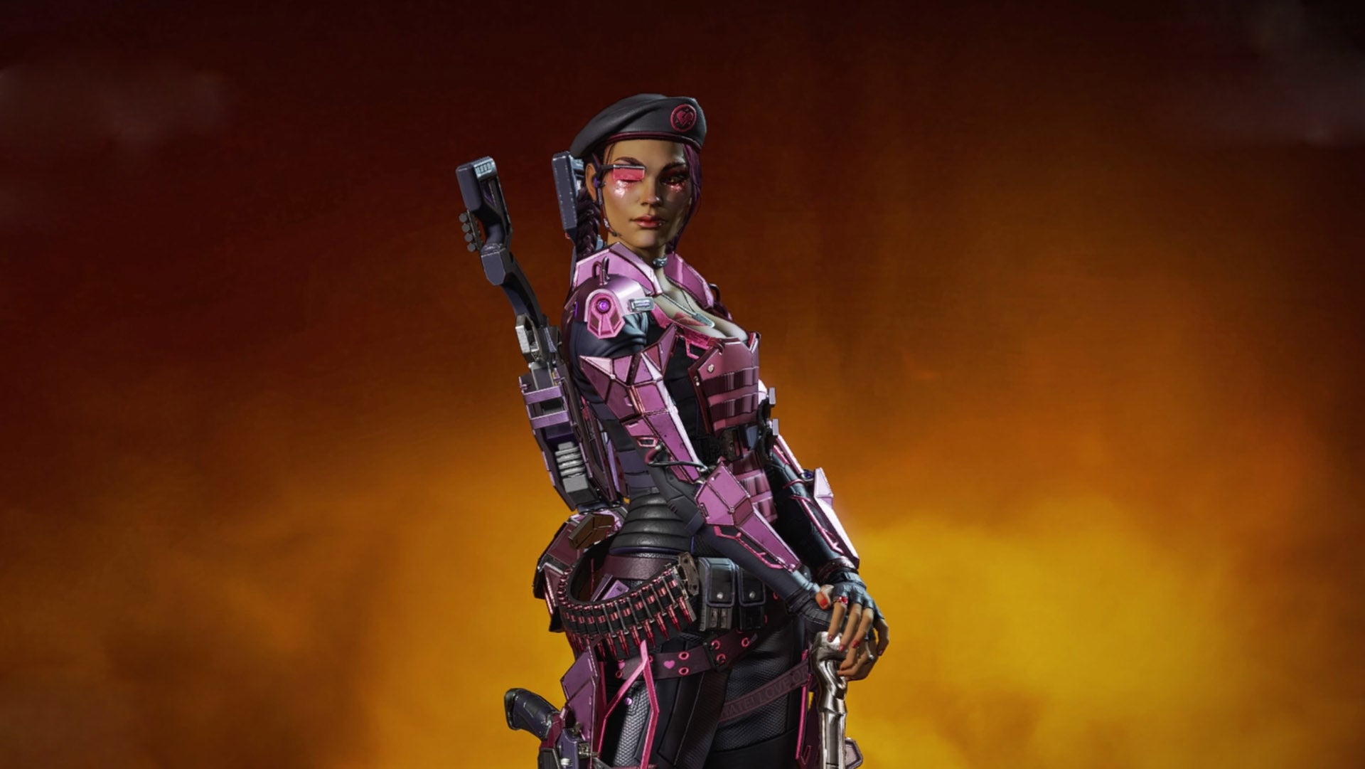 Apex Legends, Loba&rsquo;s Magenta Militant Skin.
